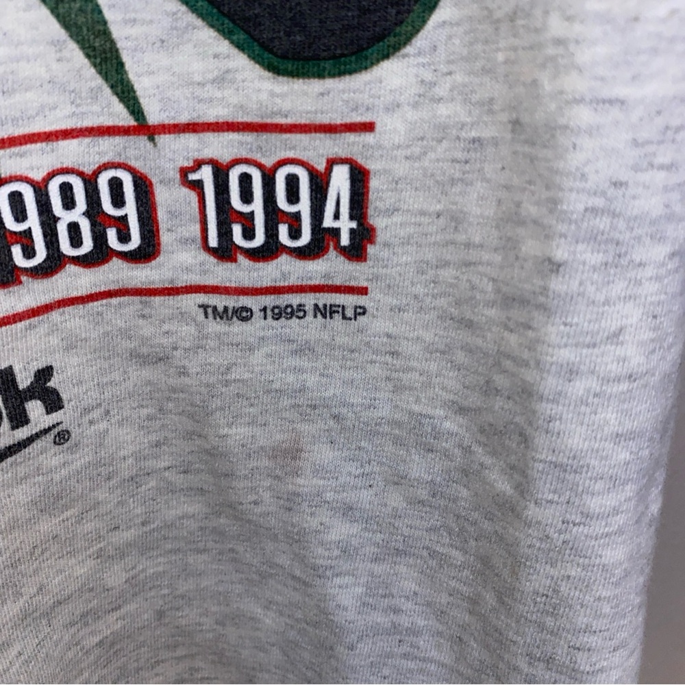 Vintage 1995 San Francisco 49ers 5x Super Bowl Champions‎ T Shirt Size XL Reebok - Picture 5 of 7